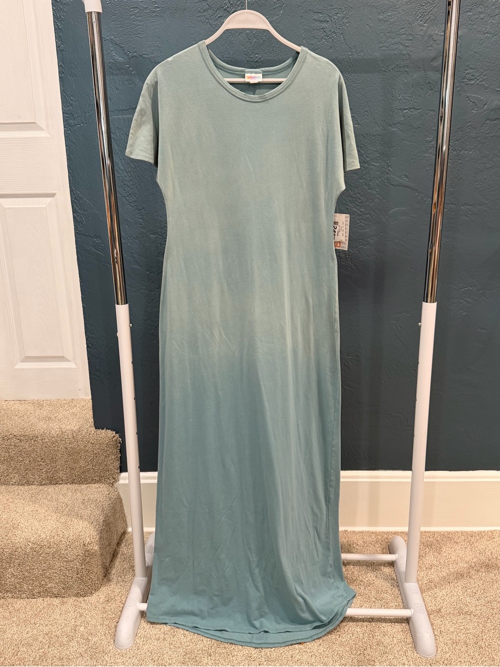 LuLaRoe Maria Maxi Dress – XS – Light Blue Ombre – NWT